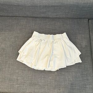 Lululemon Court Rival White High Rise Skirt
